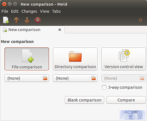 Meld file comparison