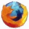 100个透明三角形拼成的Firefox
